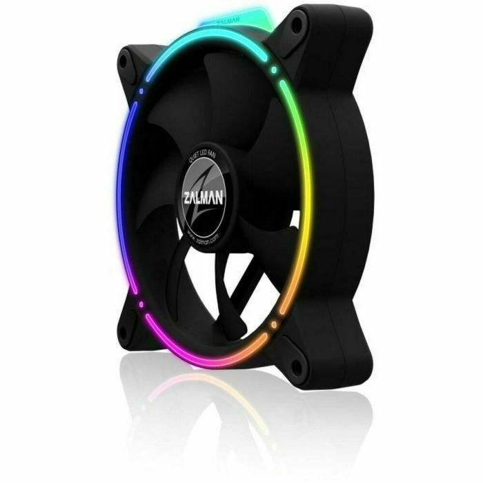 Zalman ZM-RFD120A Ventilador de Carcasa para PC 12 cm Negro con Iluminación LED Multi y 1500 RPM
