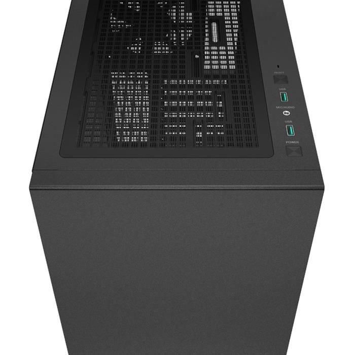 Caja de PC Mid Tower sin fuente de alimentación - DEEPCOOL CH510 (Negro) - E-ATX/ATX/Micro ATX - 1x120mm - USB 3.0/HD Audio - Vidrio templado 2 Caja de PC Mid Tower sin fuente de alimentación - DEEPCOOL CH510 (Negro) - E-ATX/ATX/Micro ATX - 1x120mm - USB 3.0/HD Audio - Vidrio templado 2
