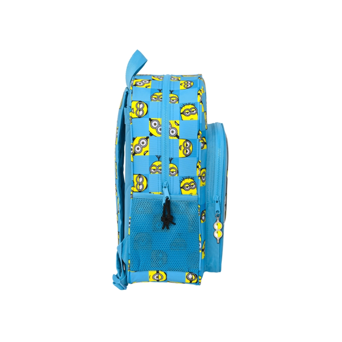 Mochila Escolar Minions Minionstatic Azul 33 x 42 x 14 cm 2