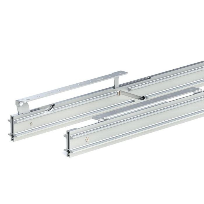 POTTKER H47 800 Guía Frontslide Lift Basic Aluminio para Mesa Extensible, Elevación Automática, Tableros 19mm, 90Kg 1