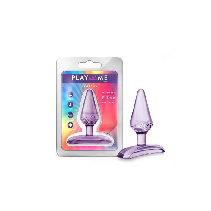 Plug Anal Blush Play with me Morado (5,7 cm) 2 Plug Anal Blush Play with me Morado (5,7 cm) 2