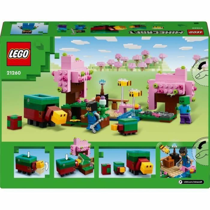 LEGO Minecraft 21260 Jardín de Cerezos en Flor - Minifiguras de Videojuegos 1