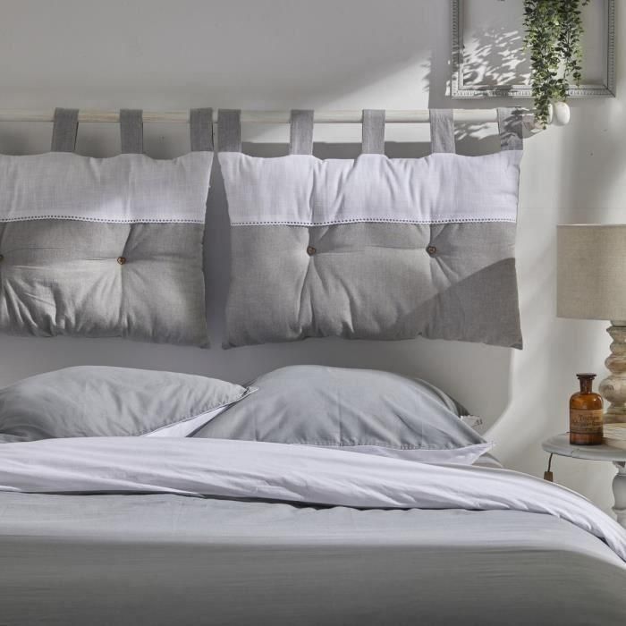 Cabecero - HOY - CHARME - Chambray x Slub Capucine - 45 x 70 cm Cabecero - HOY - CHARME - Chambray x Slub Capucine - 45 x 70 cm