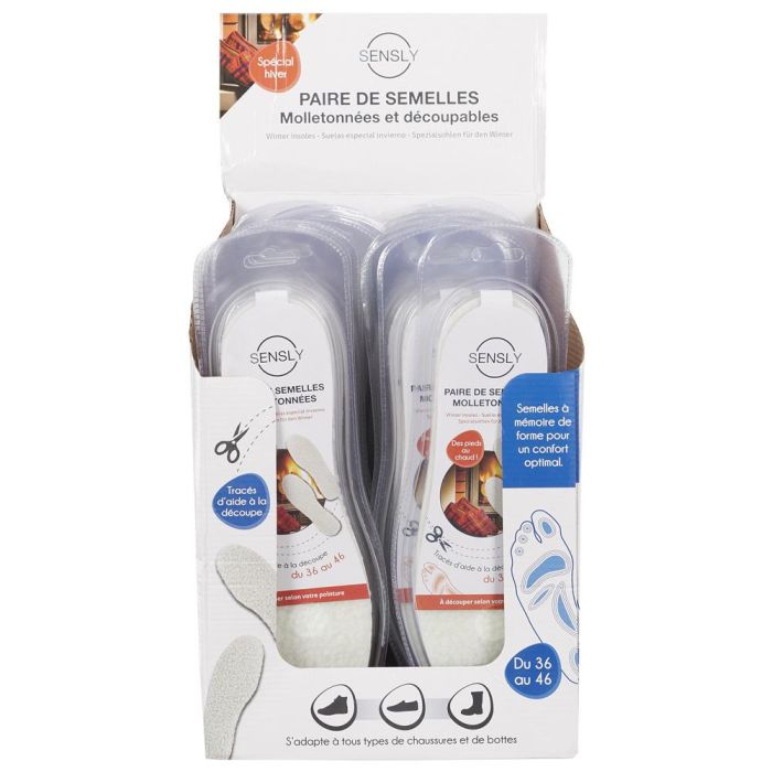 Sensly Plantillas para Pie Invierno Calientes Tallas 36-46 3 Sensly Plantillas para Pie Invierno Calientes Tallas 36-46 3