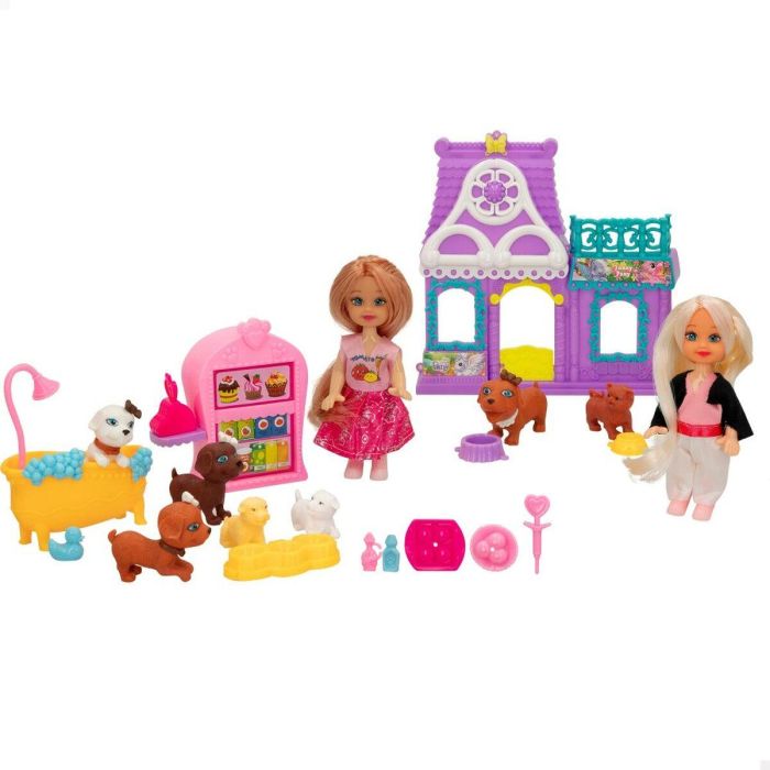 Playset Colorbaby Bella 4 Unidades 5,5 x 12 x 3,5 cm Mascotas 3