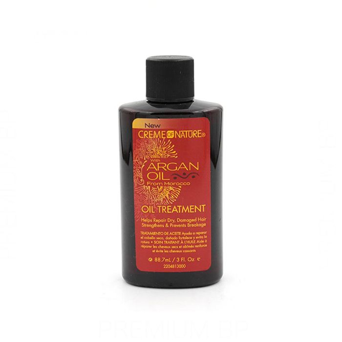 Creme Of Nature Tratamiento Aceite Argán para Cabello Seco y Dañado. Fortalece, Suaviza y Controla Encrespamiento 88.7ml