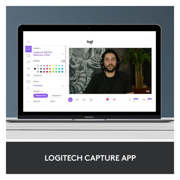 Logitech Webcam C920s HD Pro Enfoque Automático 1080p Full HD con Tapa de Privacidad 4