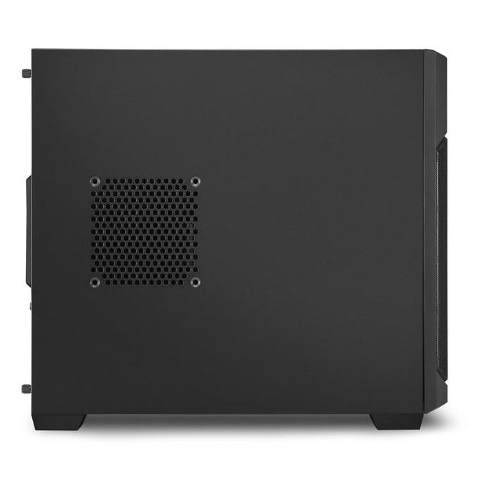 Sharkoon V1000 Caja Micro-ATX Mini Tower Negra con 2 Ventiladores Preinstalados y Túnel para Fuente de Alimentación 3 Sharkoon V1000 Caja Micro-ATX Mini Tower Negra con 2 Ventiladores Preinstalados y Túnel para Fuente de Alimentación 3