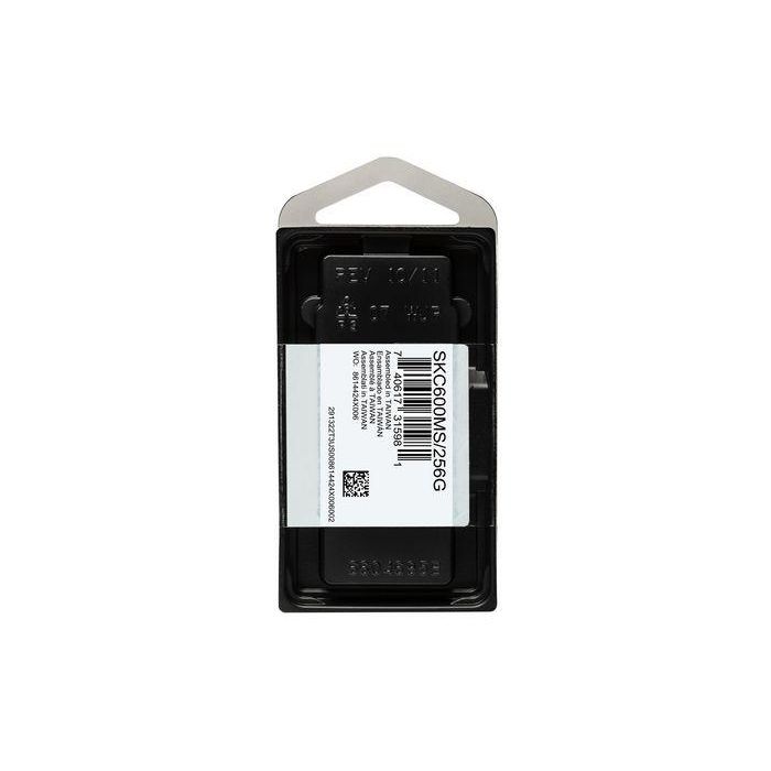 Kingston SKC600MS/256G Disco SSD KC600 256GB mSATA NAND TLC 3D, SATA III 550/520 MB/s, Cifrado AES 4