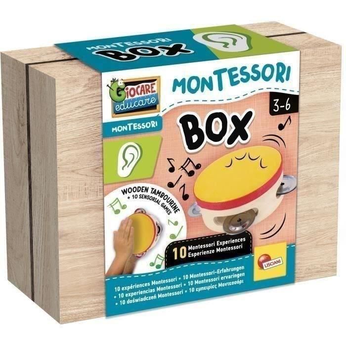 Pandereta de madera - LISCIANI - Toca y agudiza tu oído Pandereta de madera - LISCIANI - Toca y agudiza tu oído