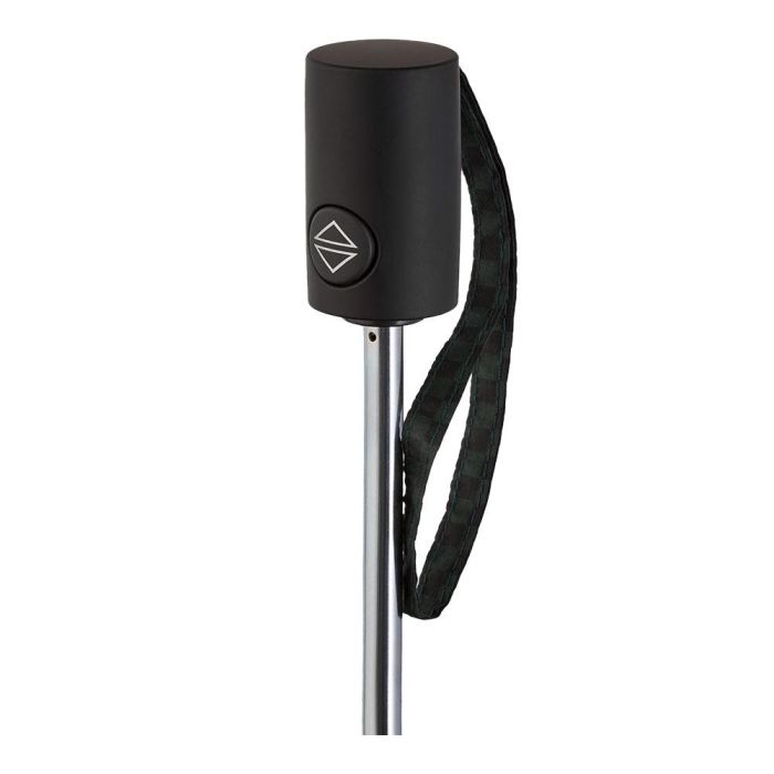 C-Collection Paraguas Mini Plegable Apertura Automática Ø94cm Resistente al Viento Puño Recto Estampado Cuadros Varios 4