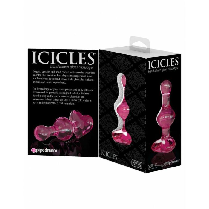 Plug Anal Pipedream Icicles Rosa 4 Plug Anal Pipedream Icicles Rosa 4