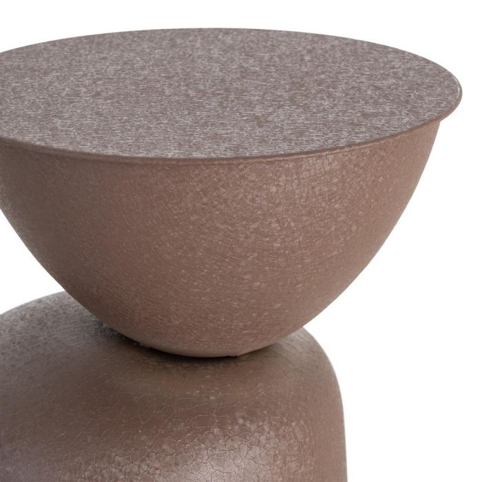 Mesita Marrón Acero 36 X 36 X 47 cm