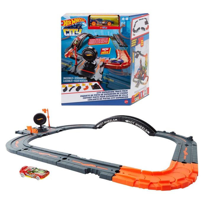 Hot Wheels Pack Accesorios Hot Wheels City Hdn95 - 10 Piezas de Pista, Puente, Semaforo y Coche para Construir Paisaje Urbano +4 Años 0 Hot Wheels Pack Accesorios Hot Wheels City Hdn95 - 10 Piezas de Pista, Puente, Semaforo y Coche para Construir Paisaje Urbano +4 Años 0