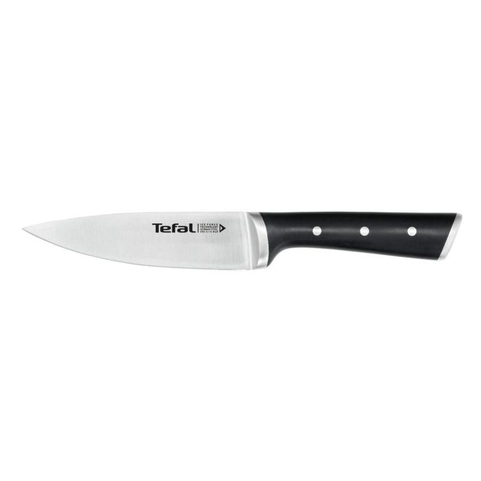 Cuchillo de Cocina Tefal K23203 Negro 7" Acero Inoxidable Plástico 15 cm 0 Cuchillo de Cocina Tefal K23203 Negro 7" Acero Inoxidable Plástico 15 cm 0