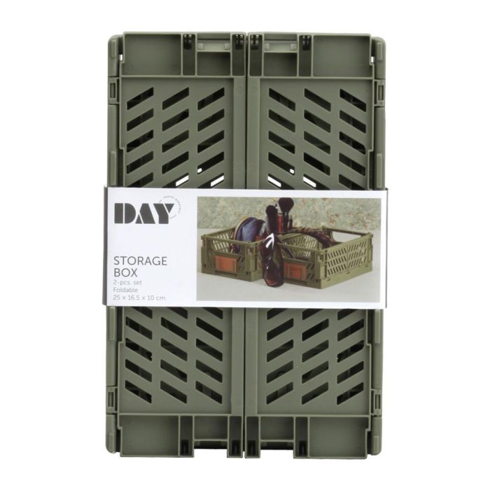 Juego De 2 Caja Plegable 25X16,5 Oli Day 5 Juego De 2 Caja Plegable 25X16,5 Oli Day 5