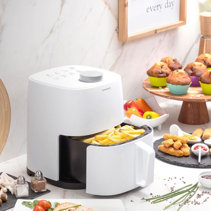 Freidora de Aire InnovaGoods Fryinn Lite 2000 Blanco 1200 W 2 L Freidora de Aire InnovaGoods Fryinn Lite 2000 Blanco 1200 W 2 L