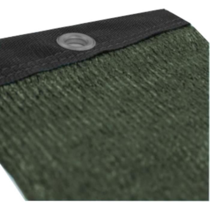 Nature NAT3306134002604 Mampara de privacidad Blackout 5/5 HDPE 350 g/m² 1 x 3 m Verde caqui 1