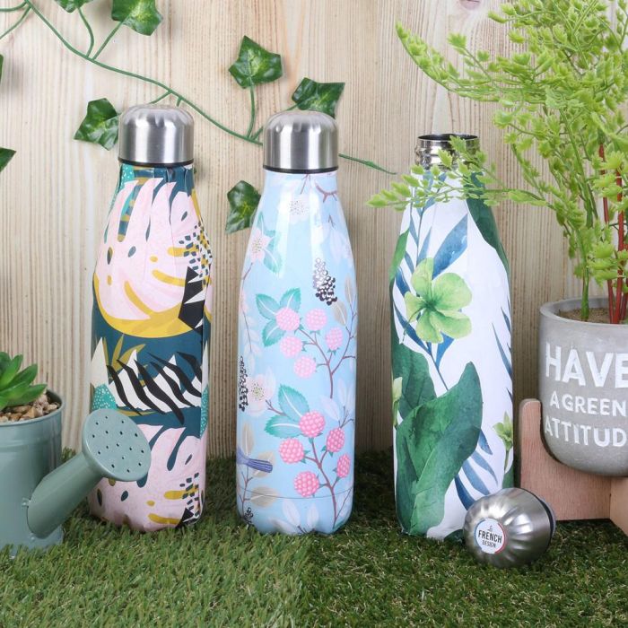 Cook Concept Termo Botella 500 Ml Acero Inoxidable Doble Pared Frío 18h Caliente 6h Estampado 6 Cook Concept Termo Botella 500 Ml Acero Inoxidable Doble Pared Frío 18h Caliente 6h Estampado 6