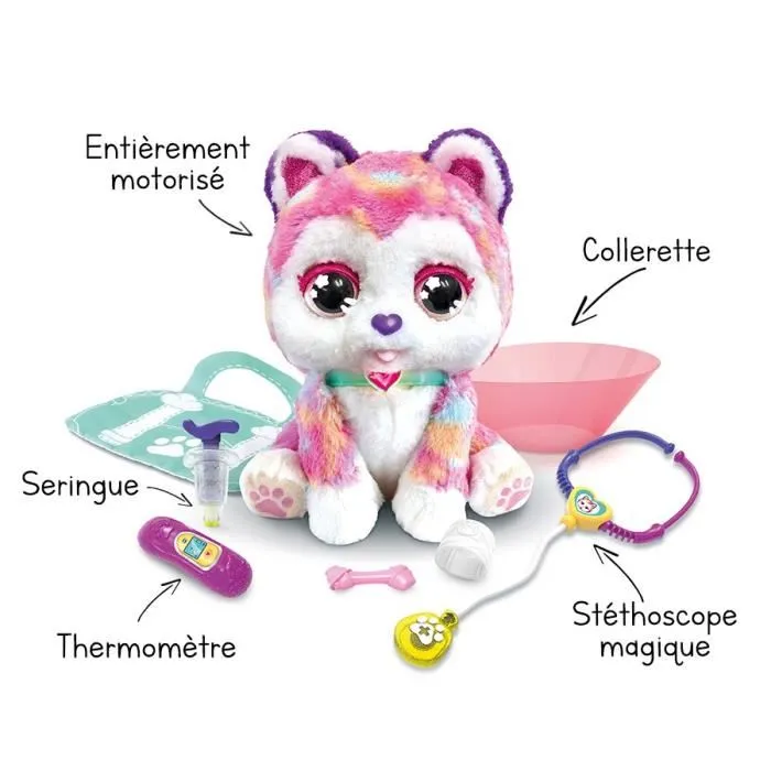 Vtech - Arcoiris Mi Cachorro Bobo, Perrito Enfermo para Cuidar, Movimiento y Parpadeo, 3-8 Años 3 Vtech - Arcoiris Mi Cachorro Bobo, Perrito Enfermo para Cuidar, Movimiento y Parpadeo, 3-8 Años 3