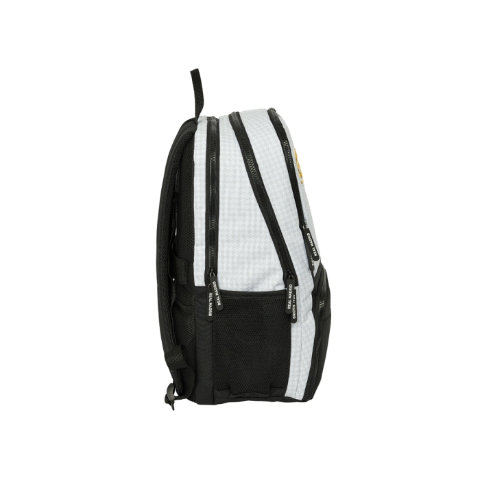 Mochila de Pádel Real Madrid C.F. 24/25 Blanco Gris 2 Mochila de Pádel Real Madrid C.F. 24/25 Blanco Gris 2