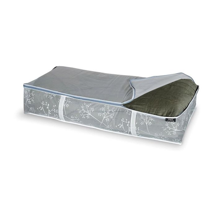 Domo Pack Living Guarda mantas Bon ton XL 95x45x18 cm Polipropileno Transparente