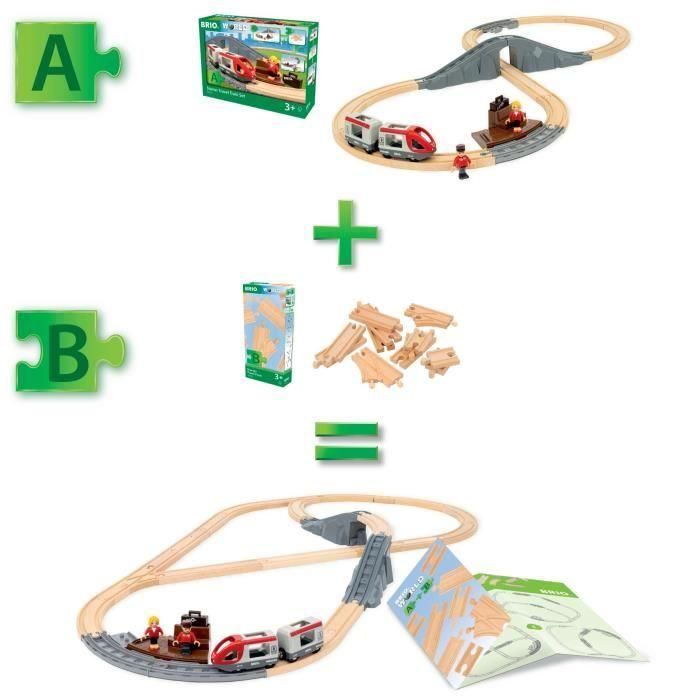 Caja de Inicio BRIO - 12 Rieles - Pack B-7312350360998-A partir de 3 años 4 Caja de Inicio BRIO - 12 Rieles - Pack B-7312350360998-A partir de 3 años 4