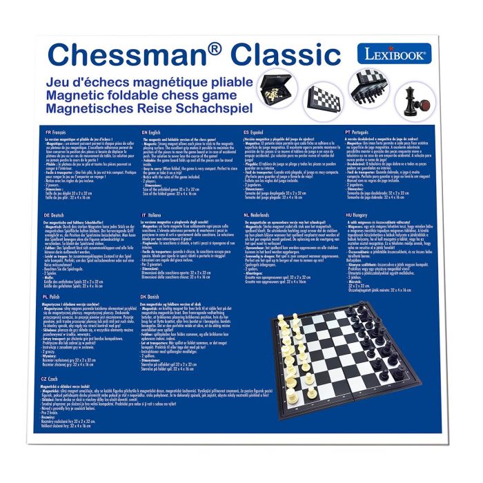 Lexibook Ajedrez Magnético Plegable CGM320 6