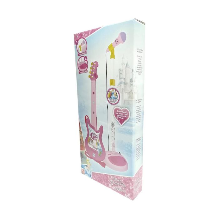 Reig Micro y Guitarra Juguete para Niños 3+ años - Funciona con 4 Pilas LR6 (no incluidas), Material Plástico, Sin Luces ni Sonidos 1 Reig Micro y Guitarra Juguete para Niños 3+ años - Funciona con 4 Pilas LR6 (no incluidas), Material Plástico, Sin Luces ni Sonidos 1