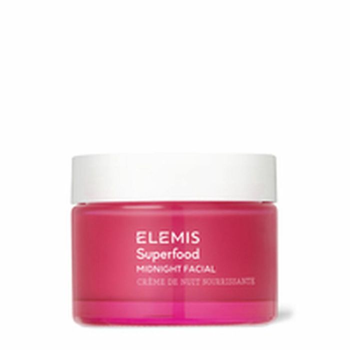 Elemis SUPERFOOD midnight facial Crema Facial Hidratante Prebiótica Nocturna Piel Seca y Deshidratada con Camu Camu y Cacao 50 ml 10