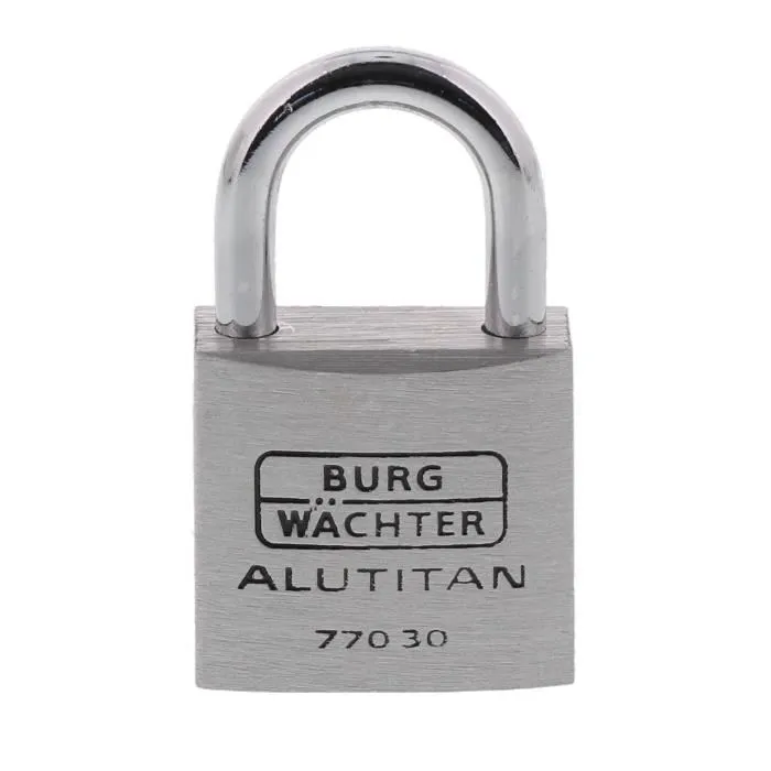 Burg Wachter Juego de 2 Candados DUO 770 30 SB 30 mm Alutitan Doble Cierre Anti-picking 1