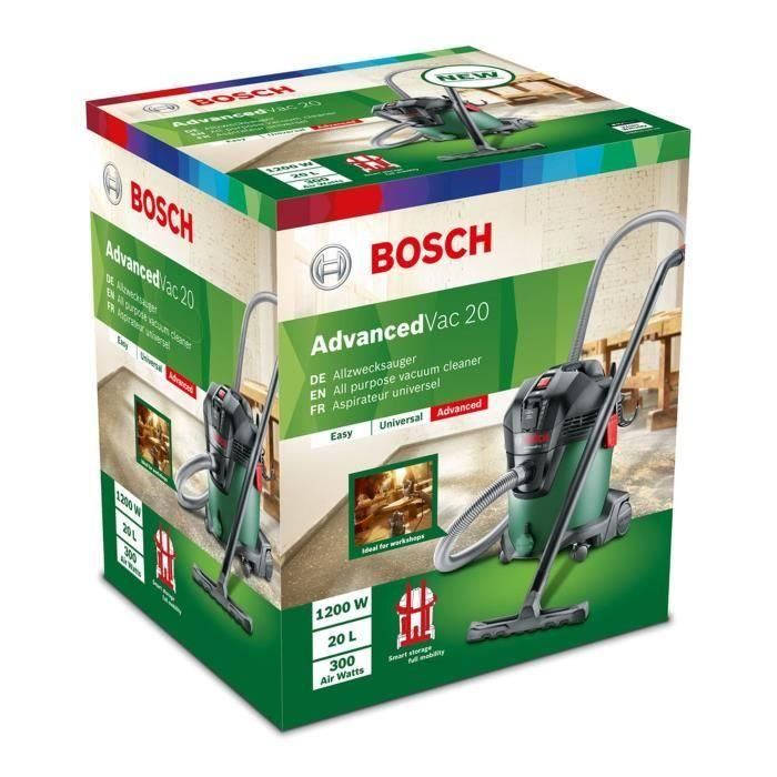 BOSCH AdvancedVac 20 Aspiradora de polvo y agua 1