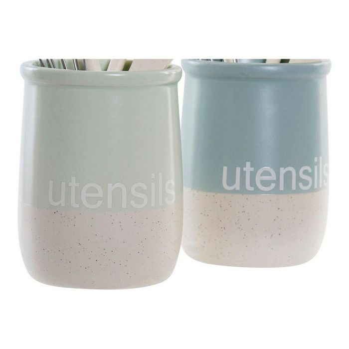 Bote Utensilios Scandi DKD Home Decor Azul Celeste Verde Menta 10 x 14 x 10 cm Set de 5 (2 Unidades) 3 Bote Utensilios Scandi DKD Home Decor Azul Celeste Verde Menta 10 x 14 x 10 cm Set de 5 (2 Unidades) 3