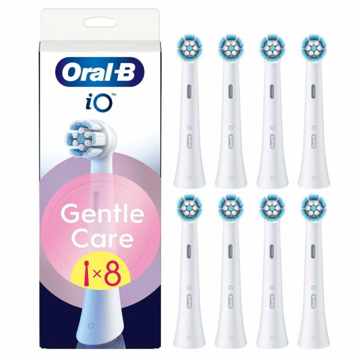 Oral-B ORA8700216778350 Recambios iO Gentle Care para Cepillos de Dientes, Pack de 8, Blanco 9