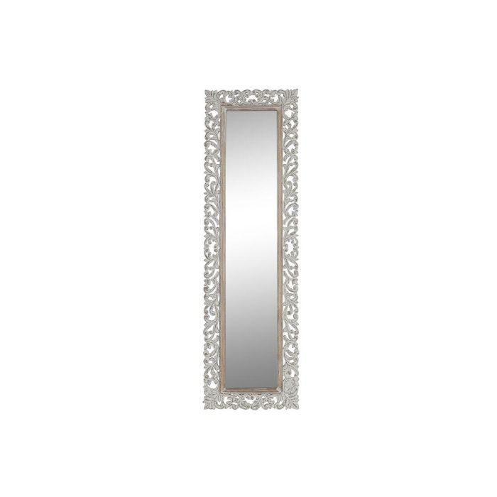 DKD Home Decor Espejo Indio Blanco Natural de Madera de Mango y Cristal 152 x 44 cm 1 DKD Home Decor Espejo Indio Blanco Natural de Madera de Mango y Cristal 152 x 44 cm 1