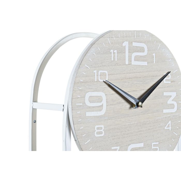 DKD Home Decor Reloj de Pared Scandi Blanco Natural 25.5 x 11.5 x 71 cm 1