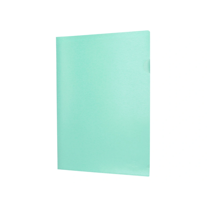 Liderpapel Dossier Uñero Polipropileno DIN A4 Verde Manzana Opaco Capacidad 20 Hojas 2