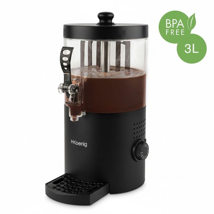 Dispensador de chocolate caliente - H.Koenig - SHK802 - 1200 W - 3 L - Negro 0 Dispensador de chocolate caliente - H.Koenig - SHK802 - 1200 W - 3 L - Negro 0
