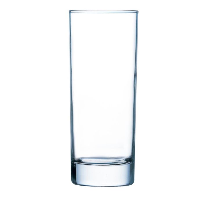 Arcoroc Caja 6 Vasos Altos de Vidrio Islande 33 cL Transparentes, Apto Lavavajillas, Fabricados en Francia