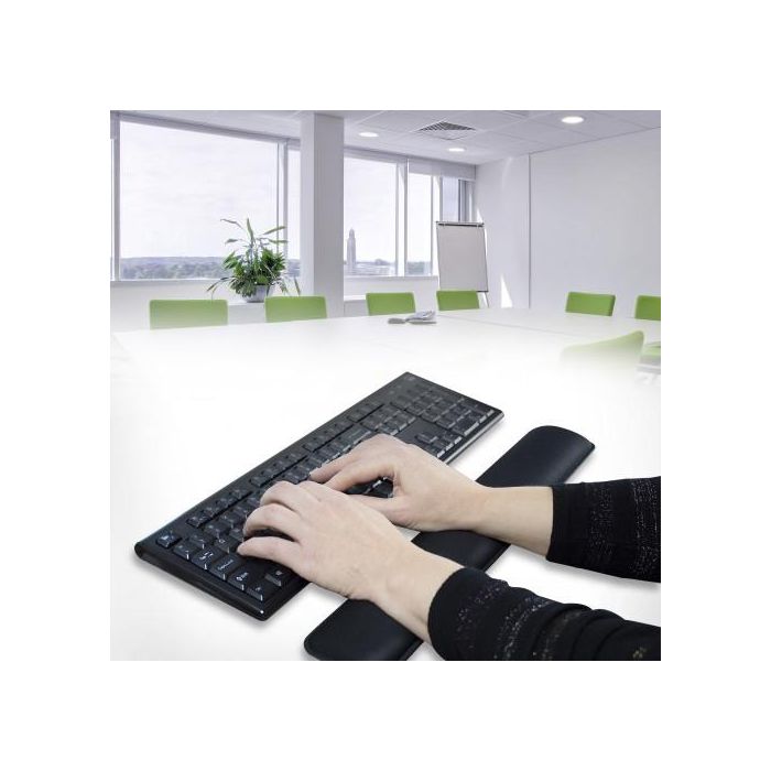 Ewent Almohadilla Ergonómica para la Muñeca EW3180 - Soporte Antideslizante, Espuma Suave, Postura Ergonómica 3