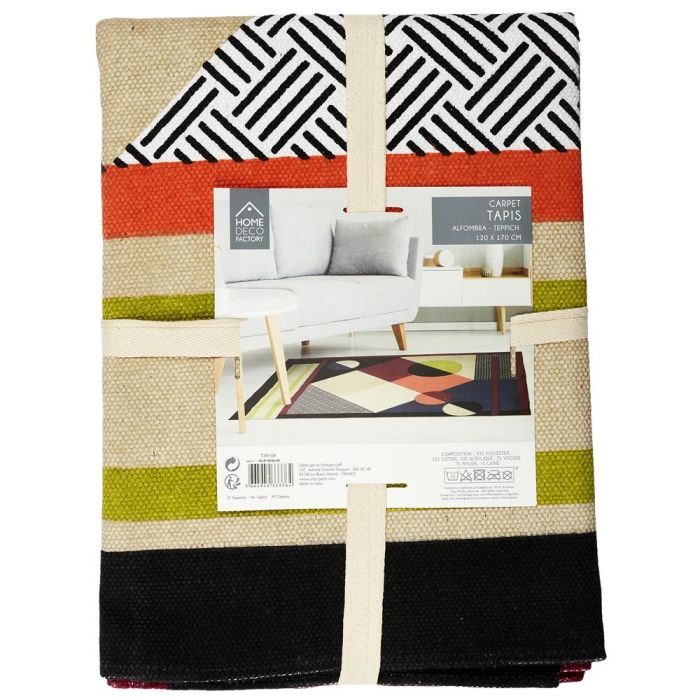 Home Deco Factory Alfombra Patchwork 120x170 cm 1 Home Deco Factory Alfombra Patchwork 120x170 cm 1
