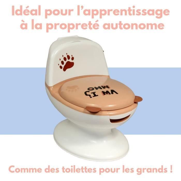 Orinal educativo para bebé BAMBISOL - Tapa y asiento abatible - Palanca de descarga 4 Orinal educativo para bebé BAMBISOL - Tapa y asiento abatible - Palanca de descarga 4