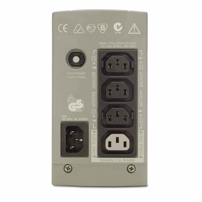 SAI Interactivo APC BK325I 210 W 1 SAI Interactivo APC BK325I 210 W 1