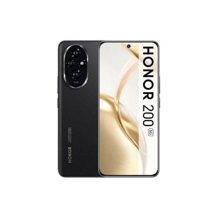 Smartphone Honor 200 12GB/ 512GB/ 6.7"/ 5G/ Negro Smartphone Honor 200 12GB/ 512GB/ 6.7"/ 5G/ Negro
