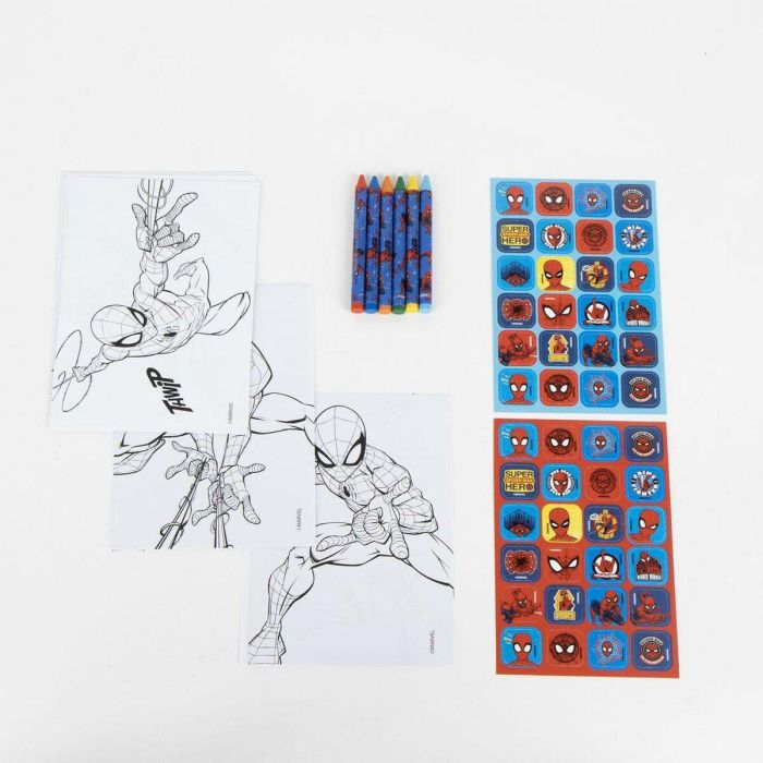 Cerdá Álbum de actividades y colorear Spiderman para niños 3+ años color rojo 25x29x0.1 cm 7