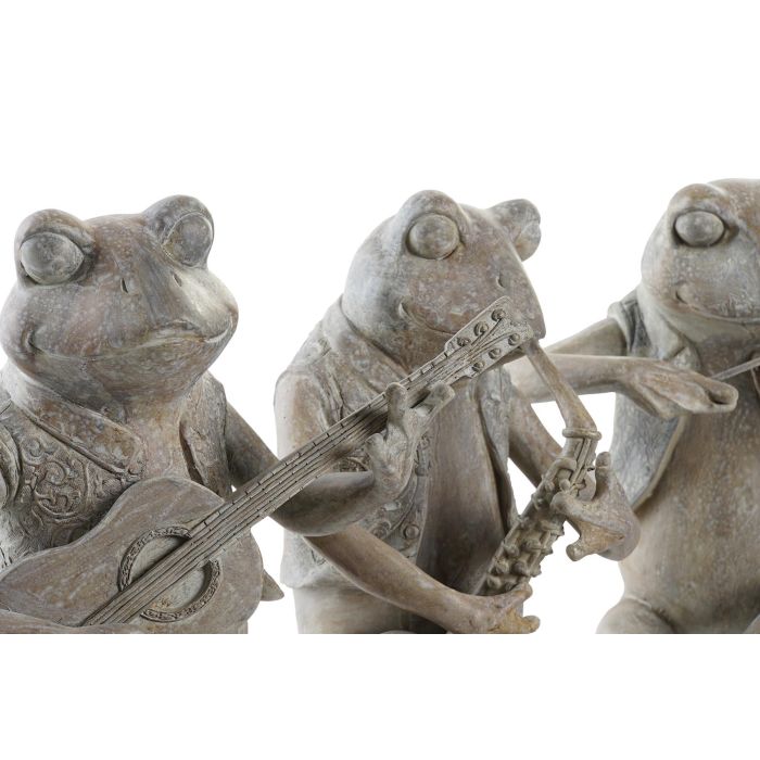 Figura Shabby DKD Home Decor Marron 19.5 x 22.5 x 23 cm (3 Unidades) 1 Figura Shabby DKD Home Decor Marron 19.5 x 22.5 x 23 cm (3 Unidades) 1