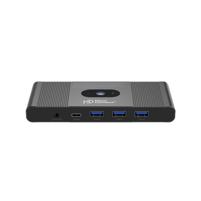 MicroConnect Displayport & USB-C KVM Switch 2-Port MicroConnect Displayport & USB-C KVM Switch 2-Port