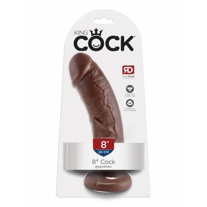 Dildo Pipedream King Cock Marrón 4