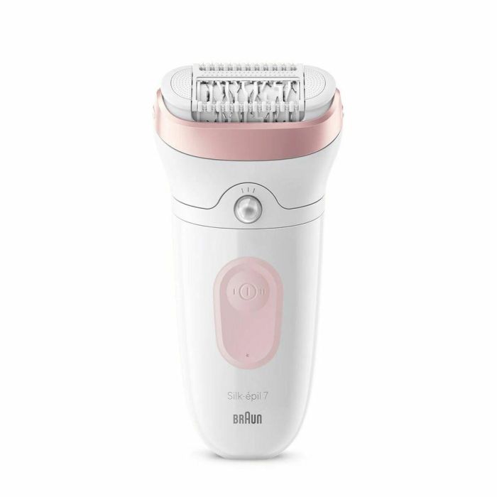Braun Depiladora Eléctrica SE 7-000 Inalámbrica 2 Velocidades 40 min Blanco / Rosa 0 Braun Depiladora Eléctrica SE 7-000 Inalámbrica 2 Velocidades 40 min Blanco / Rosa 0