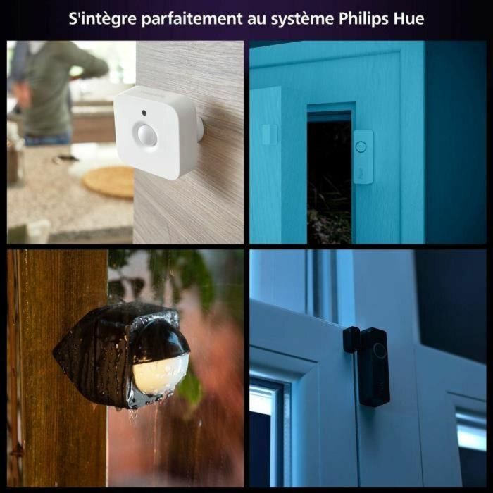 Philips Hue Cámara Secure con cable AAAAQ79290 - HD 1080P Interior y Exterior - Control por Aplicación - Color Negro 3